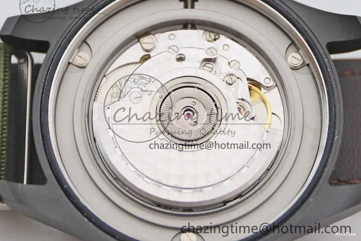 MIROTIME 0304 Packable Mark XVIII ‘TOPGUN SFTI’ Ceramic M+F Best Edition Black Dial on Green Nylon Strap 7048